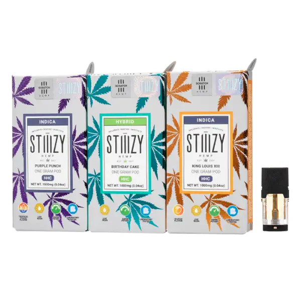 Stiiizy Hemp HHC One Gram Pod 10-Pack at Lalaland Smoke & Vape in Lancaster and Weatherford TX